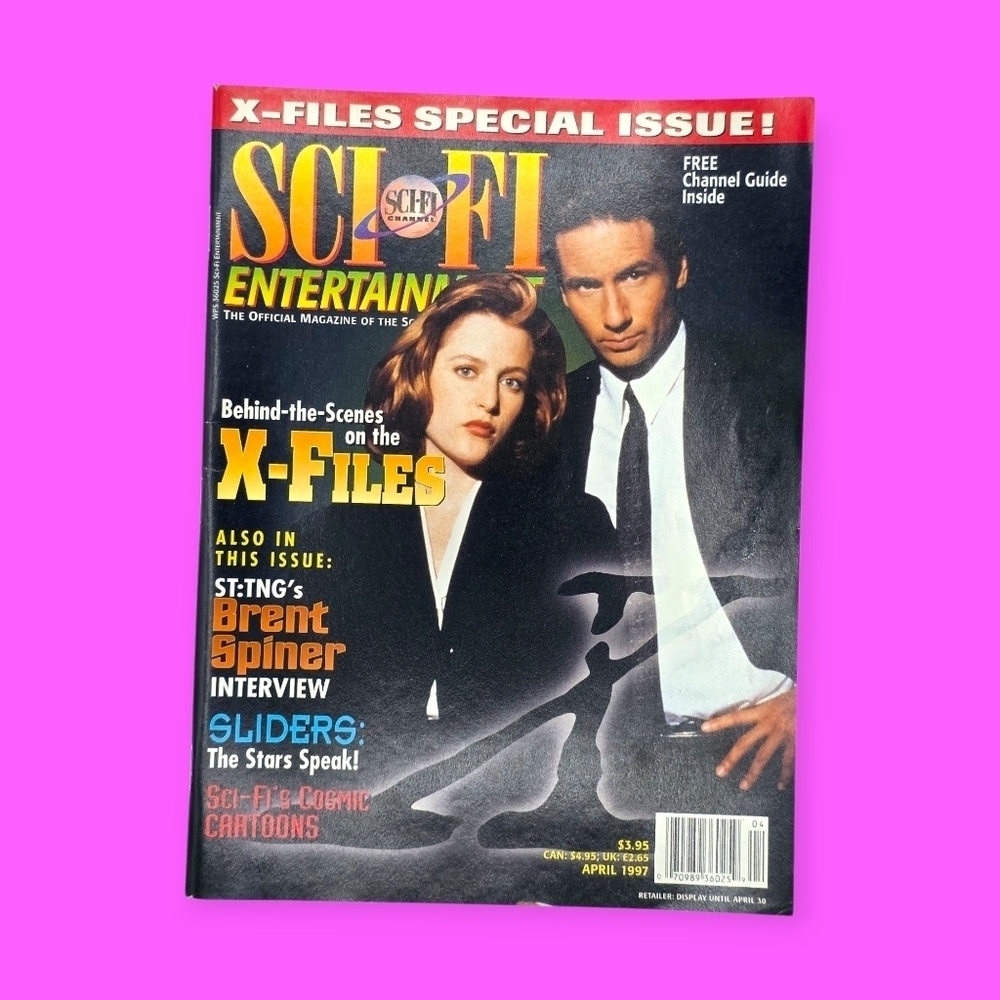 Vintage 1997 Sci-Fi Entertainment Magazine X-Files Special Issue